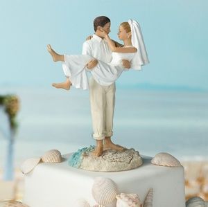 Beach themed cake topper